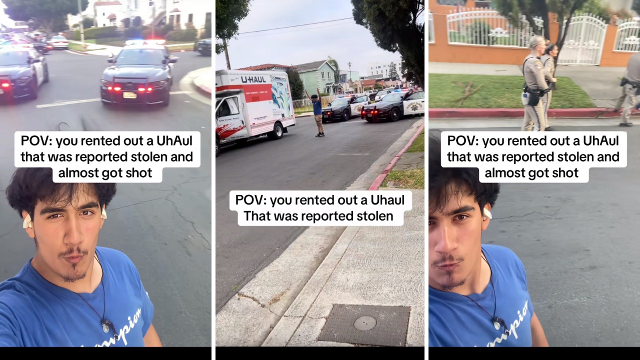‘Time to sue': California man surrounded by police after his U-Haul rental was allegedly reported stolen
