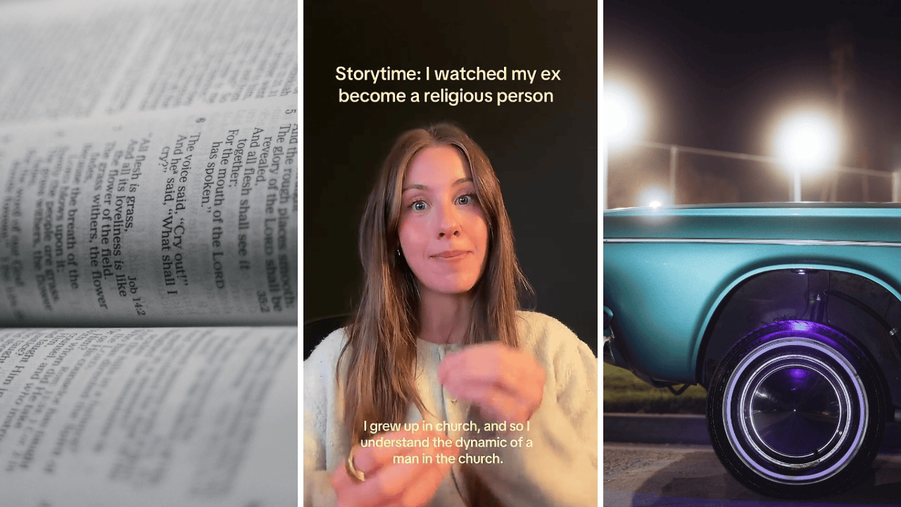 She watched her partner turn religious because of a podcast. Their relationship didn’t survive after one flat tire