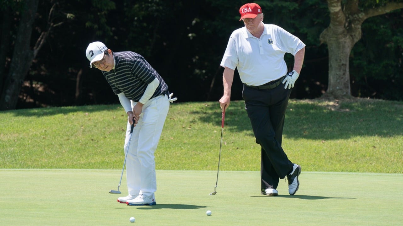 DOJ lawyers argue plans to renovate D.C. golf course are hypothetical. Then, Trump announces another 15-month rebuild from Nov. 15