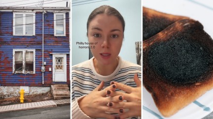 Philadelphia woman smelled a burning chemical scent from nextdoor. The alleged squatter said he burned his toast: ‘This is house of horrors 2.0’