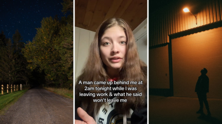 Appalachian woman was closing up shop late at night, then a man appeared from the tree line. He warned her: ‘The creature feeds on kibble like you’