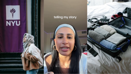 She was forced to go to a small college in New Jersey by her parents. One fight made her leave home and pursue NYU