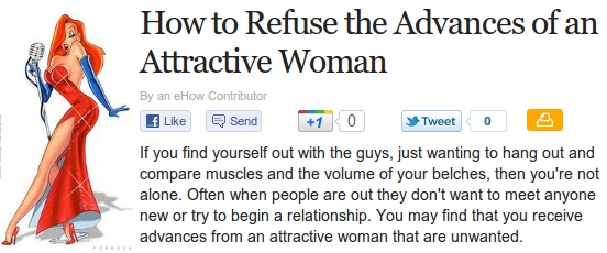 How To Refuse The Advances Of An Attractive Woman