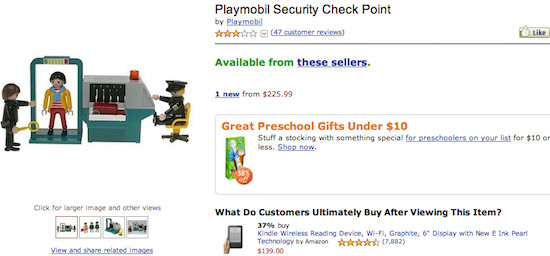 Playmobil Security Check Point