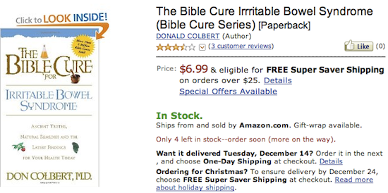 The Bible Cure for Irritable Bowel Syndrome 