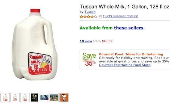 Tuscan Whole Milk, 1 Gallon, 128 fl oz