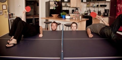 Double Ping-Pong Table