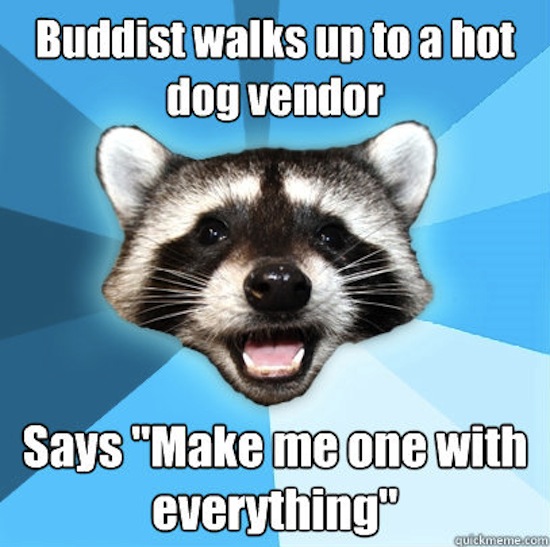 The Buddhist and the Hot Dog Vendor